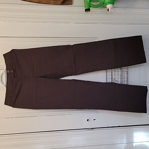 NWOT Dalia Collection brown tweed trousers Size 4